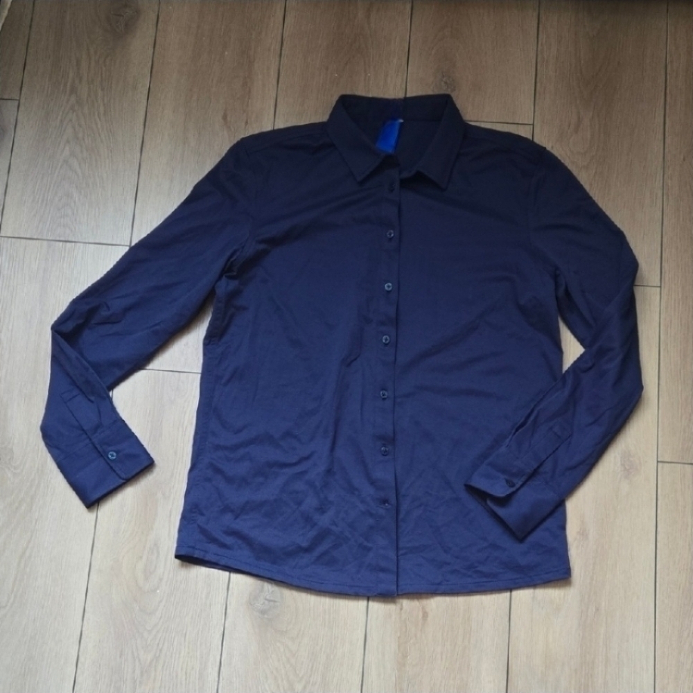 Kit And Ace Womens Classic Fit Button Up Shirt Sz M